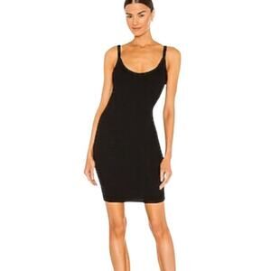 LNA Revolve Chriselle Ribbed Knit Tank Dress in Black  Size Small